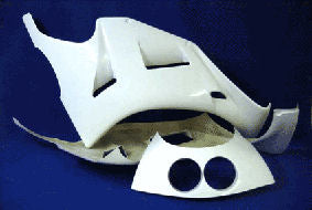 CAR21  Carénage DERBI 50GPR Course 98/01